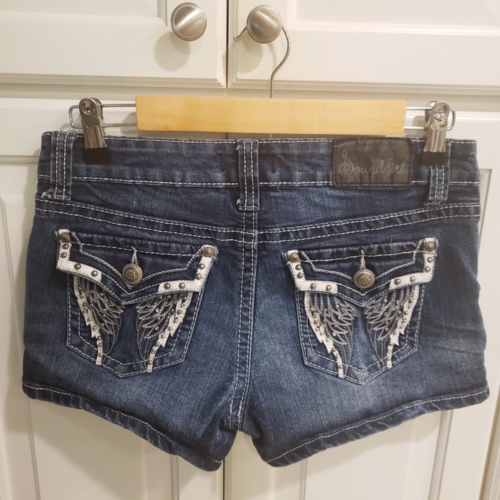Angel Pocket Denim Shorts